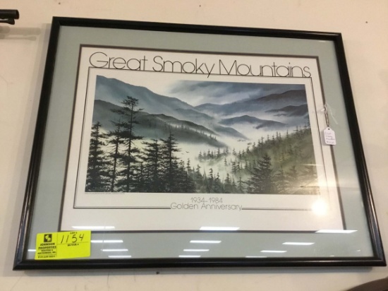 Golden Anniversary "Great Smoky Mountains" Picture in Frame
