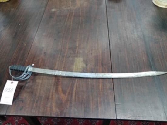 Vintage Civil War Calvary Reproduction Sword; 31" long