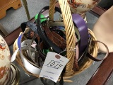 Basket Lot of Vintage Men's and Women's Belts