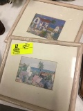 2 Piece Tropical Picture Lot, in frames