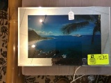 Light Up Seascape Wall Hanging Mirror