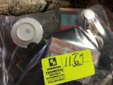 Bag Lot of Miscellaneous Items includes Electronics, Vintage Drum, Hummel Miniature Picture