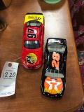 2 Piece Lot of Die Cast Metal Collectible Race Cars; California 500 and Havoline Texaco