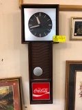 Unique, Rare 1970s Coca Cola Wall Clock by Benco Plastics; 33