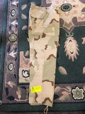 Army Desert Camo Pants, Waist is 31-35, Inseam is 29-32; Medium Regular