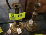 Pair of Antique Brass Candlesticks