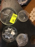 5 Piece Depression Glass Bowl Set and Dishes