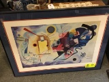 Custom Framed Modern Art Abstract