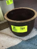 Antique Pottery Brown Crock