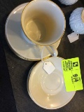 8 Piece Lot of Lenox, Made in USA, Special Pattern, One Cup and 7 Saucers