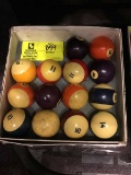 Lot of Vintage Billiard Balls