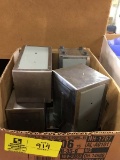 Box of Stainless Steel Restaurant Napkin Dispensers