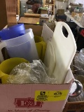 2 Box Lots of Miscellaneous Restaurant Service Items