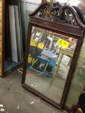 Antique Mahogany Mirror