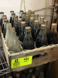 Wood Crate Full of Antique Coca Cola Bottles, 24 Bottles included