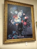 HUGE Ornate Floral with Urn Picture entitled  