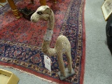 Hand Carved Wooden Camel Statue; 31