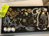 Lot of Women's Jewelry including beaded necklaces, broaches earrings, etc.
