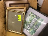 5 Piece Lot of Antique Frames, Varying Sizes