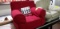 Red Child's Cushioned Arm Chair