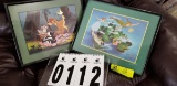 Framed Set of Disney Lithographs and Prints