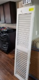 White Louvered Shutter for Artist to Decorate