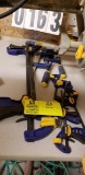 Assorted Adjustable Clamps, varying sizes