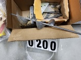 Box of Nails (for Nail Guns), Auger, and Compressor Splitter
