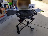 Portable Gas Grill, Weber Q w/rolling stand