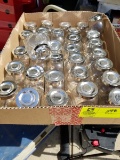 Box of Small Glass Jars with Lids