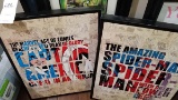 Super Hero, Spiderman, Captain America, etc.--wall art