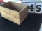 Wooden Box, Stamped DuPont Explosives High Velocity Gelatin, Approx. 17 3/4