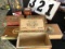 Group of boxes: (5) cigar boxes  includes Roberts, Lemundle ,Havanna Counts, Garcia Grand, Kremo