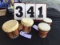 Pair of child's bongo drums