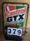 Free-standing, double-sided Castrol GTX Motor Oil sign, approx. 27