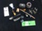 Miscellaneous group of items; including an antique noise maker marked Made in Use