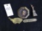 Lot of brass items; including a George Washington ashtray, Statue of Liberty