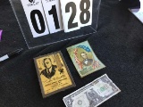 Political Americana: FDR/NRA Advertising Thermometer, Lincoln Birth Place Post Card