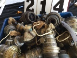 Crate of Aladdin oil lamp burners w/ wicks