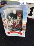 Dickensville collectable porcelain lighted house in box