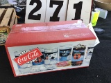 Coca-Cola (8) 16 oz. advertising glasses, new in box