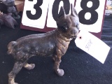 Forged iron Boston Terrier, approx. 9