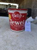 Metal tin, Swift's Jewel Pure Shortening, approx. 8