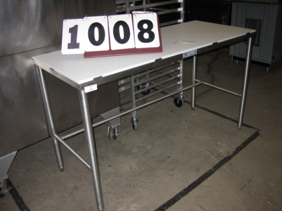 Used Exact Poly Butcher's Table 24"x59"