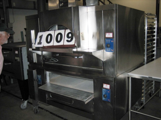 Like New Baker's Pride FC-516/DS-805IL Forno Classico Natural Gas Double Deck Oven 66"x70"x53"
