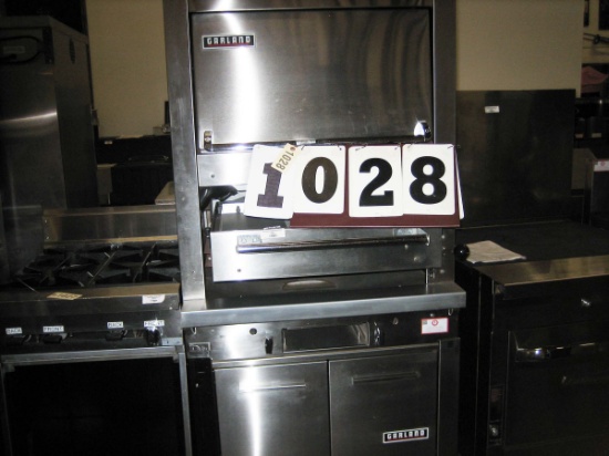 Used Garland Upright Broiler, Natural Gas; 35" deep x 34" wide x 72" tall; Model K02