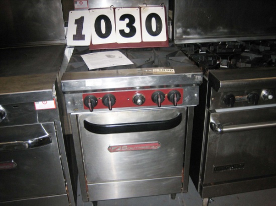 Like New Southbend 4 Burner Space Saver Natural Gas Range with Oven #424; 24" Series