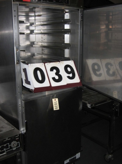 Used Winston CVAP Heated Holding Cabinet on Casters#HA4522GE; 27.5" wide x 34.5" deep x 75" tall