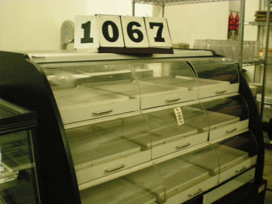 Used 58" Structural Concepts Curved Dry Bakery Service Case