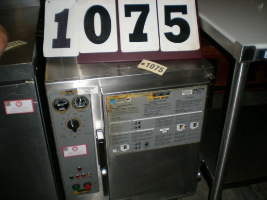Used Accutemp Electric Steamer on Casters with 6 Full Size Pans 208V/3 Phase